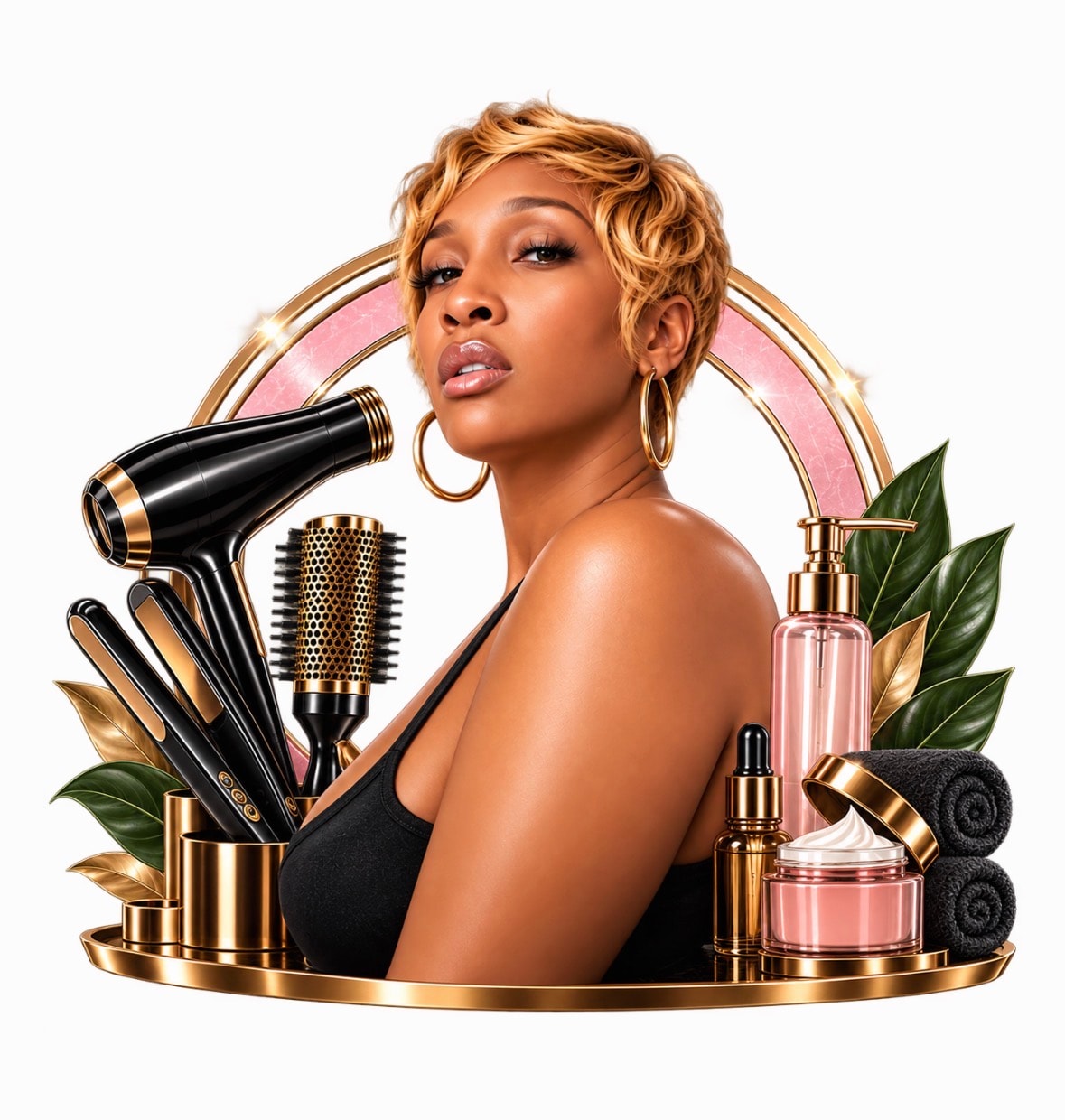 Tiauna, stylist at Lovely Hair & Beauty